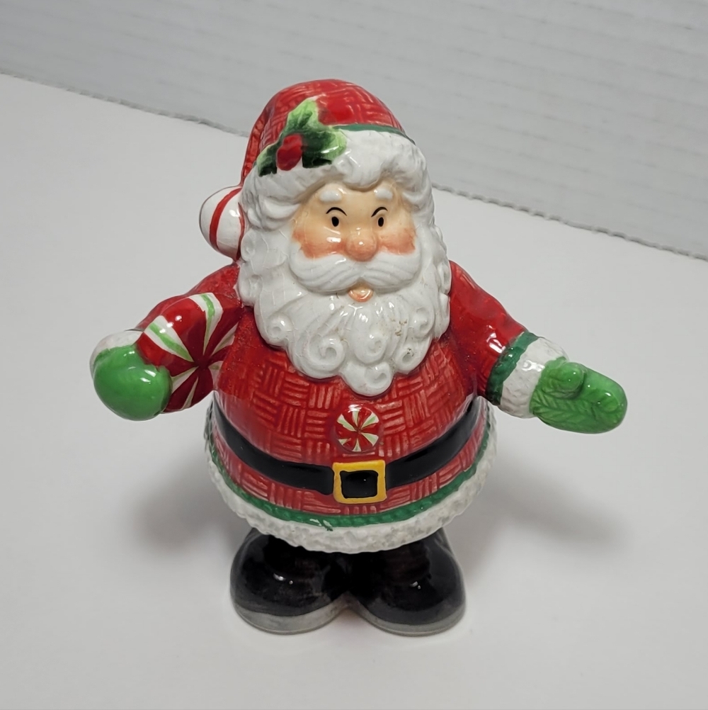 Christmas Santa Salt or Pepper Shaker or Cinnamon or Cocoa Fitz and Floyd Vintag